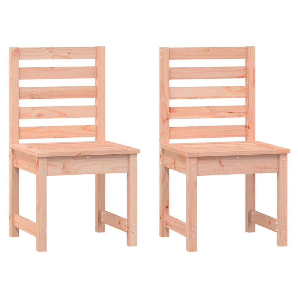 Vidaxl Záhradné stoličky 2 ks 50x48x91,5 cm masívne drevo Douglas